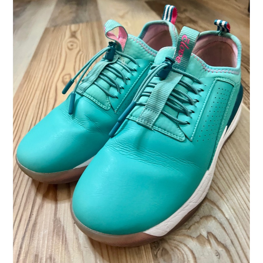 Clove Aqua Pacific Palm Limited Edition Nursing Sneakers Women 9 Fluid Resistant